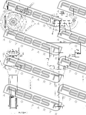 Febest 27640-001 - Bobina d'accensione autozon.pro