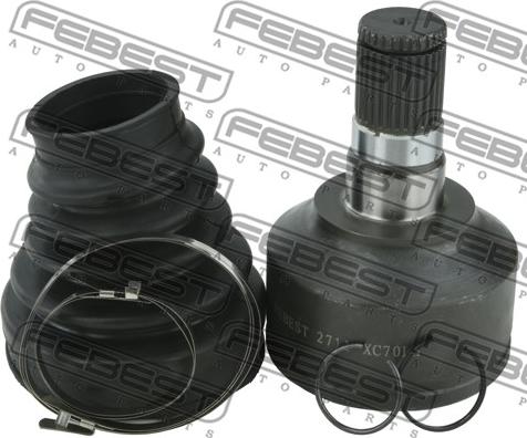 Febest 2711-XC70LH - Kit giunti, Semiasse autozon.pro