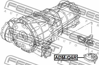 Febest ADM-Q5R - Supporto, Cambio automatico autozon.pro