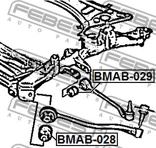 Febest BMAB-029 - Supporto, Braccio oscillante autozon.pro