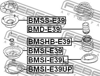 Febest BMSI-E39L - Piattello reggimolla autozon.pro