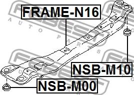 Febest NSB-M00 - Supporto, Corpo assiale autozon.pro