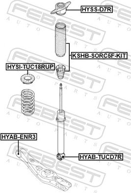 Febest HYAB-TUCD7R - Carter, Filtro olio autozon.pro