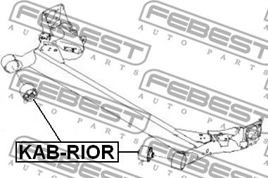 Febest KAB-RIOR - Supporto, Corpo assiale autozon.pro