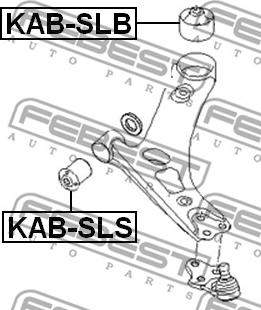 Febest KAB-SLS - Supporto, Braccio oscillante autozon.pro