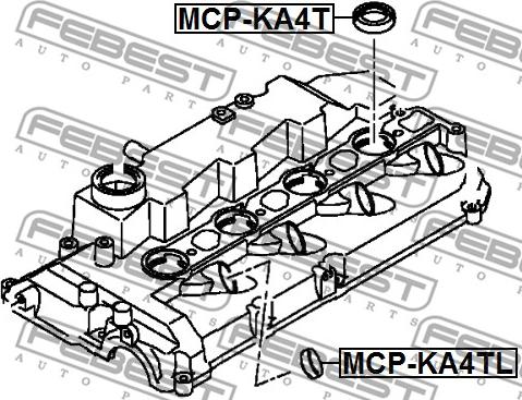 Febest MCP-KA4TL - Anello tenuta, Iniettore autozon.pro