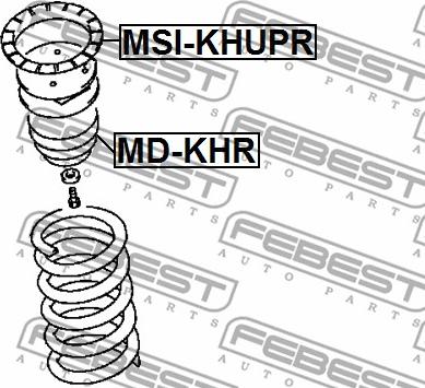 Febest MSI-KHUPR - Piattello reggimolla autozon.pro