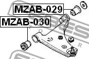 Febest MZAB-030 - Supporto, Braccio oscillante autozon.pro