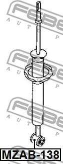 Febest MZAB-138 - Boccola, ammortizzatore autozon.pro