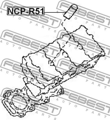 Febest NCP-R51 - Anello tenuta, Cavità candela autozon.pro