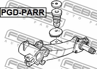 Febest PGD-PARR - Tampone paracolpo, Sospensione autozon.pro