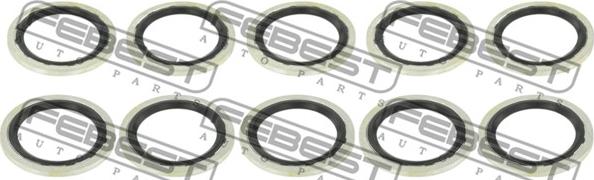 Febest RINGAH-018-PCS10 - Anello di tenuta, linea del condizionatore autozon.pro