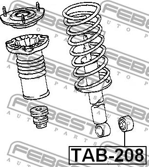 Febest TAB-208 - Boccola, ammortizzatore autozon.pro