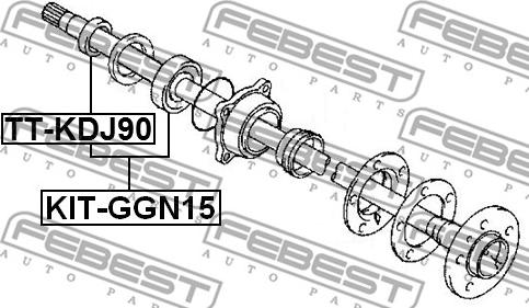 Febest TT-KDJ90 - Anello scorrimento, Mozzoruota autozon.pro