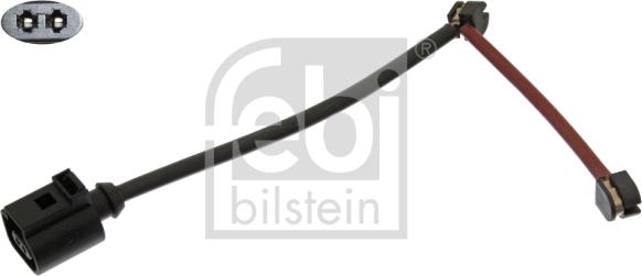 Febi Bilstein 44549 - Contatto segnalazione, Usura past. freno / mat. d'attrito autozon.pro