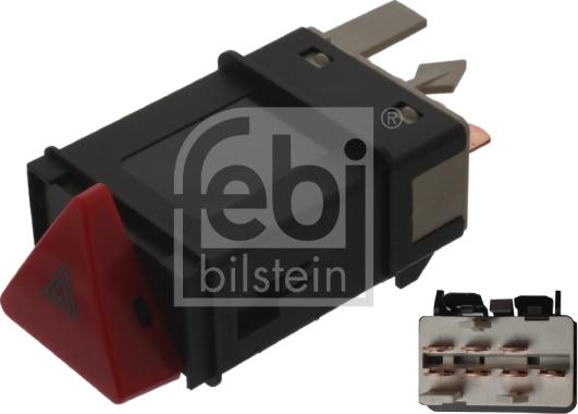 Febi Bilstein 44393 - Interruttore, Lampeggiatore d'emergenza autozon.pro