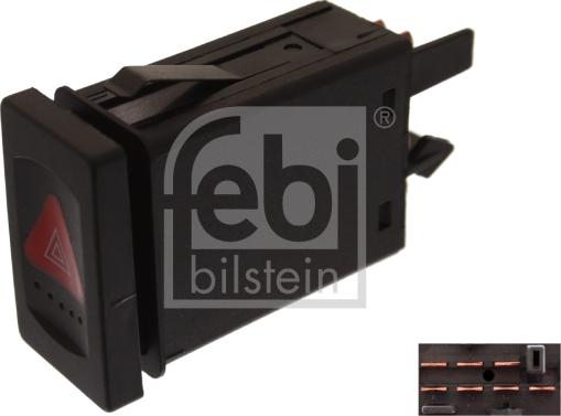 Febi Bilstein 44701 - Interruttore, Lampeggiatore d'emergenza autozon.pro