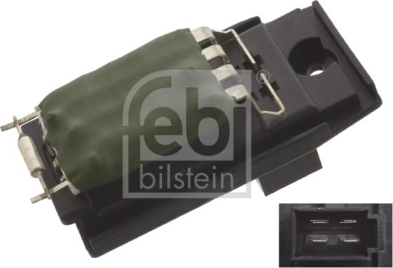 Febi Bilstein 45415 - Resistenza, Ventilatore abitacolo autozon.pro