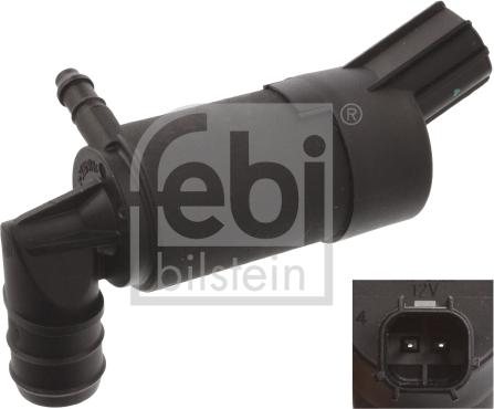 Febi Bilstein 45038 - Pompa acqua lavaggio, Pulizia cristalli autozon.pro