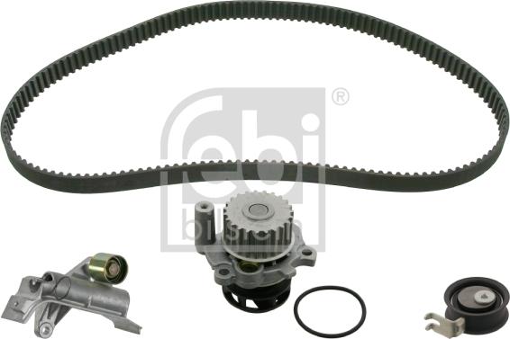 Febi Bilstein 45128 - Pompa acqua + Kit cinghie dentate autozon.pro