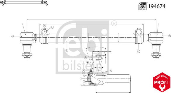 Febi Bilstein 194674 - Barra sterzo autozon.pro