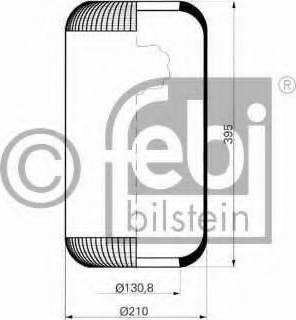 Febi Bilstein 15301 - Soffietto, Sospensione pneumatica autozon.pro