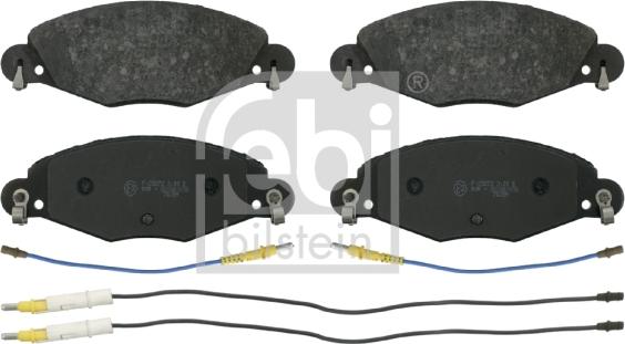 Febi Bilstein 16419 - Kit pastiglie freno, Freno a disco autozon.pro