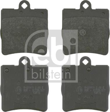 Febi Bilstein 16474 - Kit pastiglie freno, Freno a disco autozon.pro