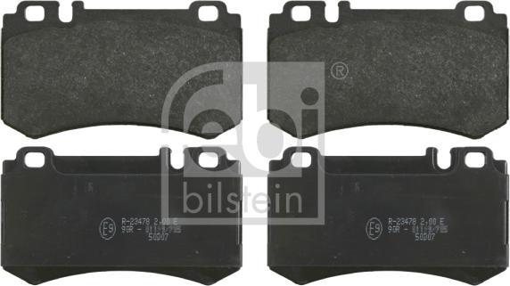 Febi Bilstein 16475 - Kit pastiglie freno, Freno a disco autozon.pro