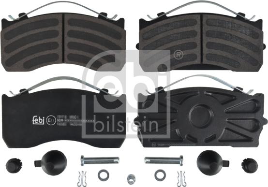 Febi Bilstein 16592 - Kit pastiglie freno, Freno a disco autozon.pro