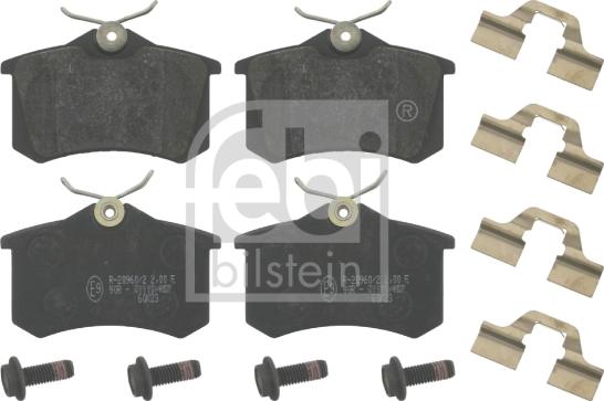 Febi Bilstein 16527 - Kit pastiglie freno, Freno a disco autozon.pro