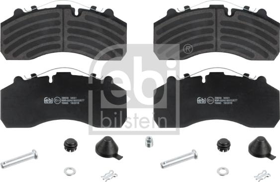 Febi Bilstein 16665 - Kit pastiglie freno, Freno a disco autozon.pro