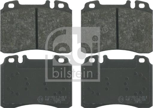 Febi Bilstein 16095 - Kit pastiglie freno, Freno a disco autozon.pro