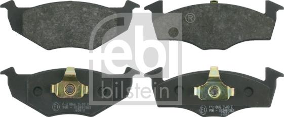 Febi Bilstein 16006 - Kit pastiglie freno, Freno a disco autozon.pro