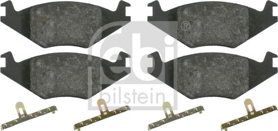 Febi Bilstein 16011 - Kit pastiglie freno, Freno a disco autozon.pro