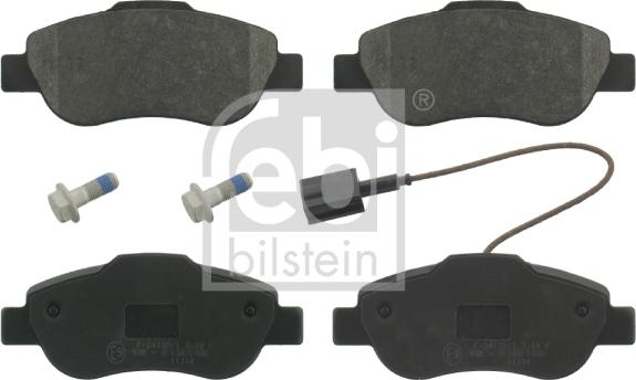 Febi Bilstein 16841 - Kit pastiglie freno, Freno a disco autozon.pro