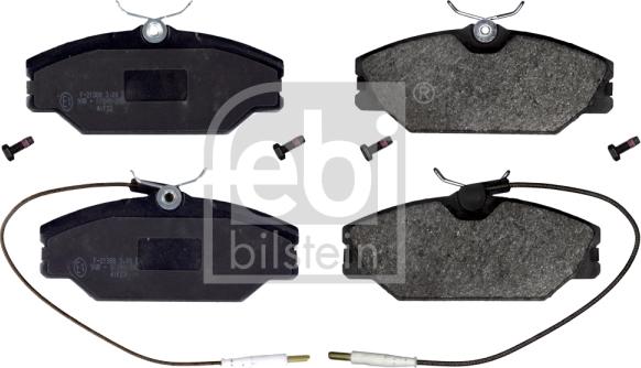 Febi Bilstein 16381 - Kit pastiglie freno, Freno a disco autozon.pro