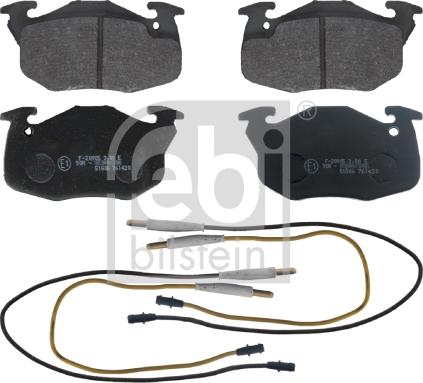 Febi Bilstein 16291 - Kit pastiglie freno, Freno a disco autozon.pro