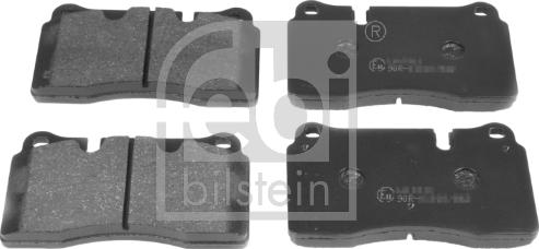 Febi Bilstein 16734 - Kit pastiglie freno, Freno a disco autozon.pro