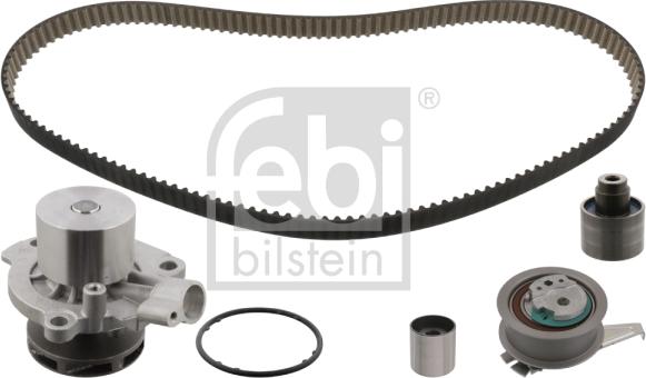 Febi Bilstein 104866 - Pompa acqua + Kit cinghie dentate autozon.pro