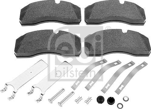 Febi Bilstein 10674 - Kit pastiglie freno, Freno a disco autozon.pro