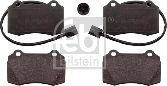 Febi Bilstein 116010 - Kit pastiglie freno, Freno a disco autozon.pro