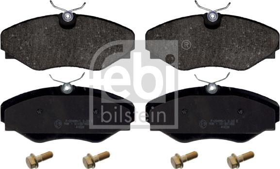 Febi Bilstein 116191 - Kit pastiglie freno, Freno a disco autozon.pro