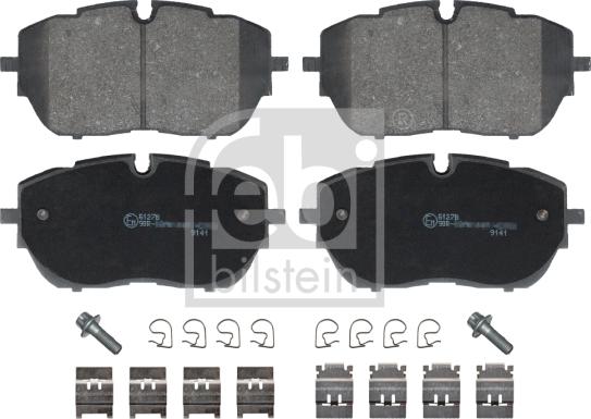 Febi Bilstein 116342 - Kit pastiglie freno, Freno a disco autozon.pro