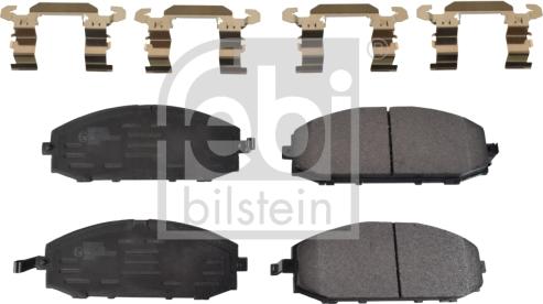 Febi Bilstein 116377 - Kit pastiglie freno, Freno a disco autozon.pro