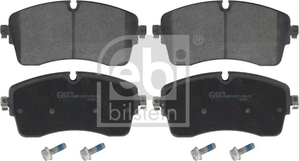 Febi Bilstein 116263 - Kit pastiglie freno, Freno a disco autozon.pro