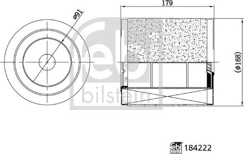 Febi Bilstein 184222 - Filtro aria autozon.pro