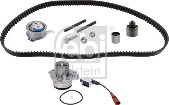 Febi Bilstein 186650 - Pompa acqua + Kit cinghie dentate autozon.pro