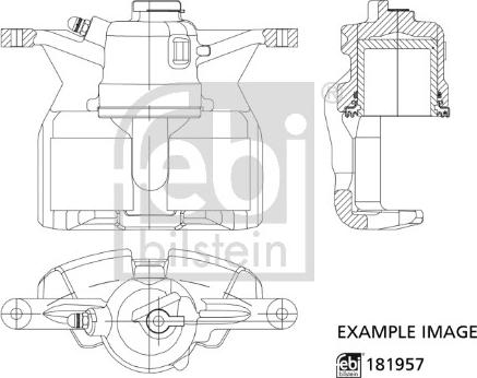 Febi Bilstein 181957 - Pinza freno autozon.pro