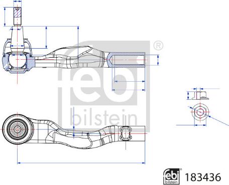 Febi Bilstein 183436 - Testa barra d'accoppiamento autozon.pro